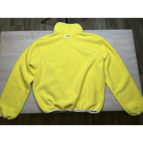 Parke Boat Fleece in Bright Yellow Size S/M - Picture 6 of 7